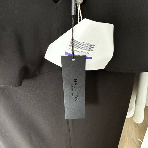 Halston Heritage Black Maxi Dress, Vintage looks Hollywood Glam - Picture 10 of 10